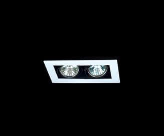 Multispot empotrable de techo 2 luces